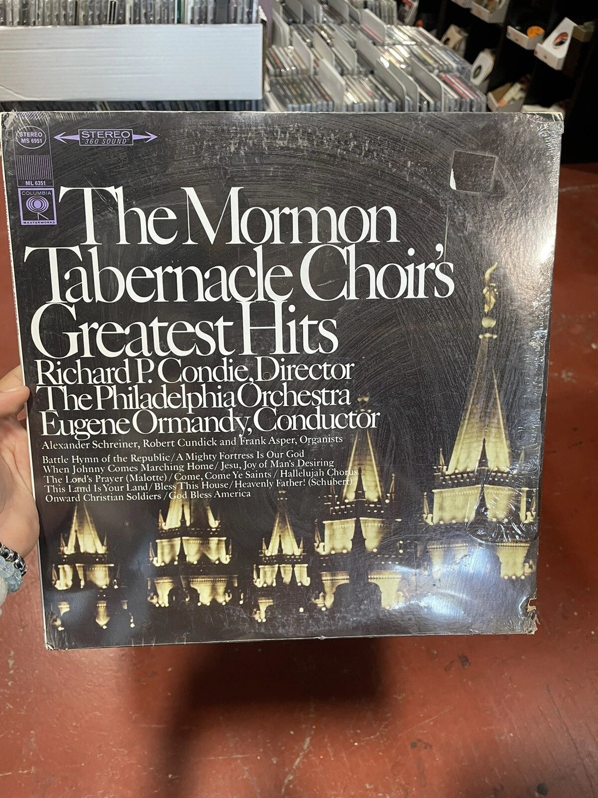 MORMON TABERNACLE CHOIR'S GREATEST HITS Vinyl/LP - Mint Sealed new