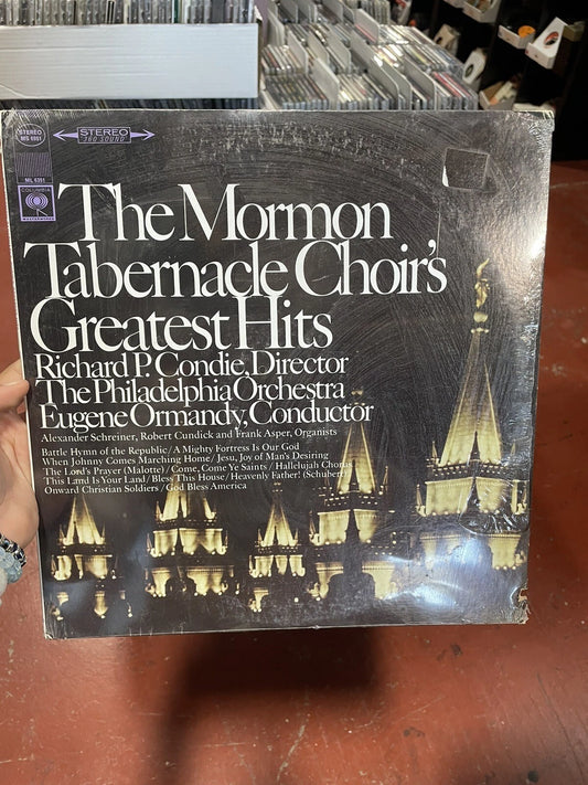 MORMON TABERNACLE CHOIR'S GREATEST HITS Vinyl/LP - Mint Sealed new