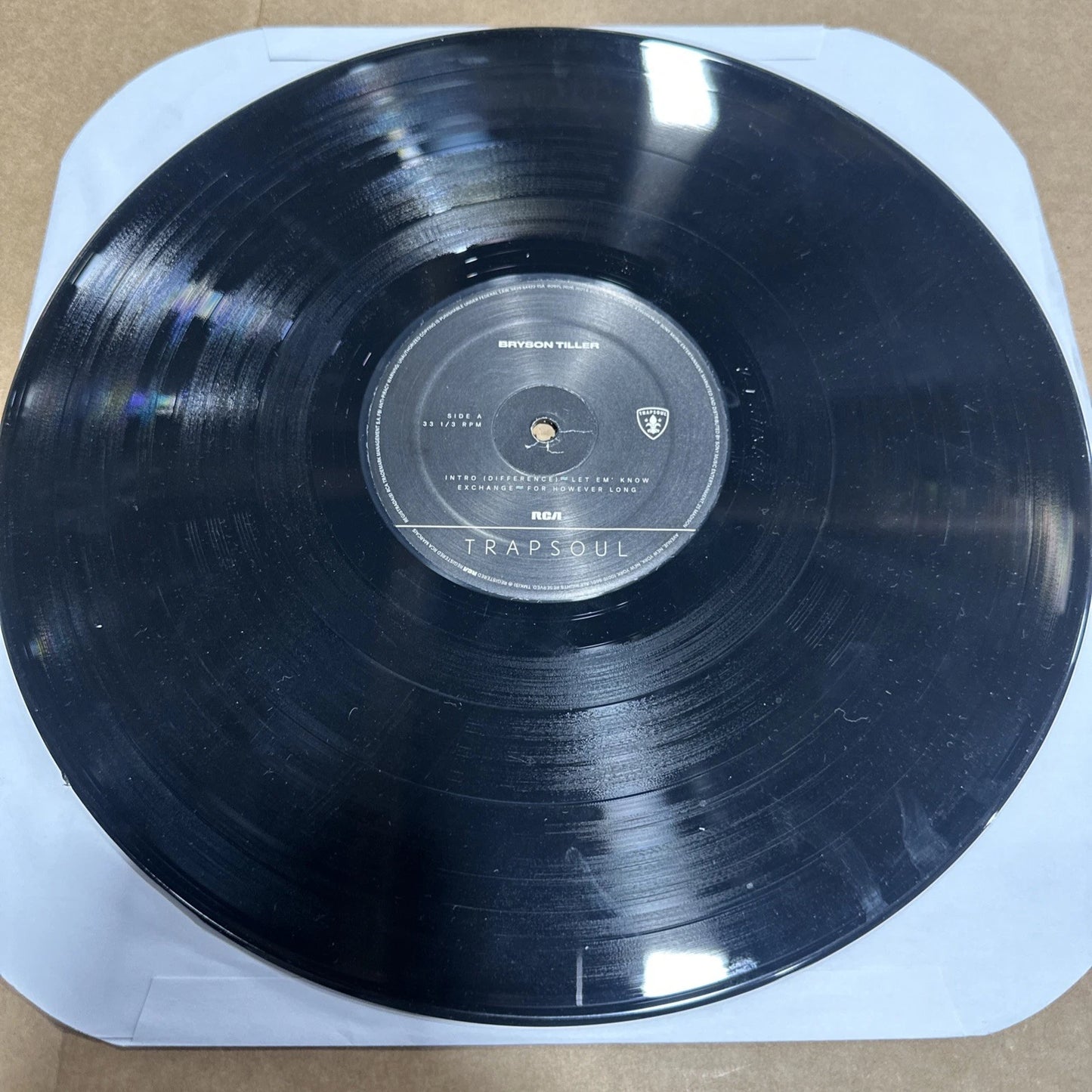 Bryson Tiller Trapsoul Vinyl 2xLP US 2021 Reissue Pressing VG+/VG+ Trap HipHop