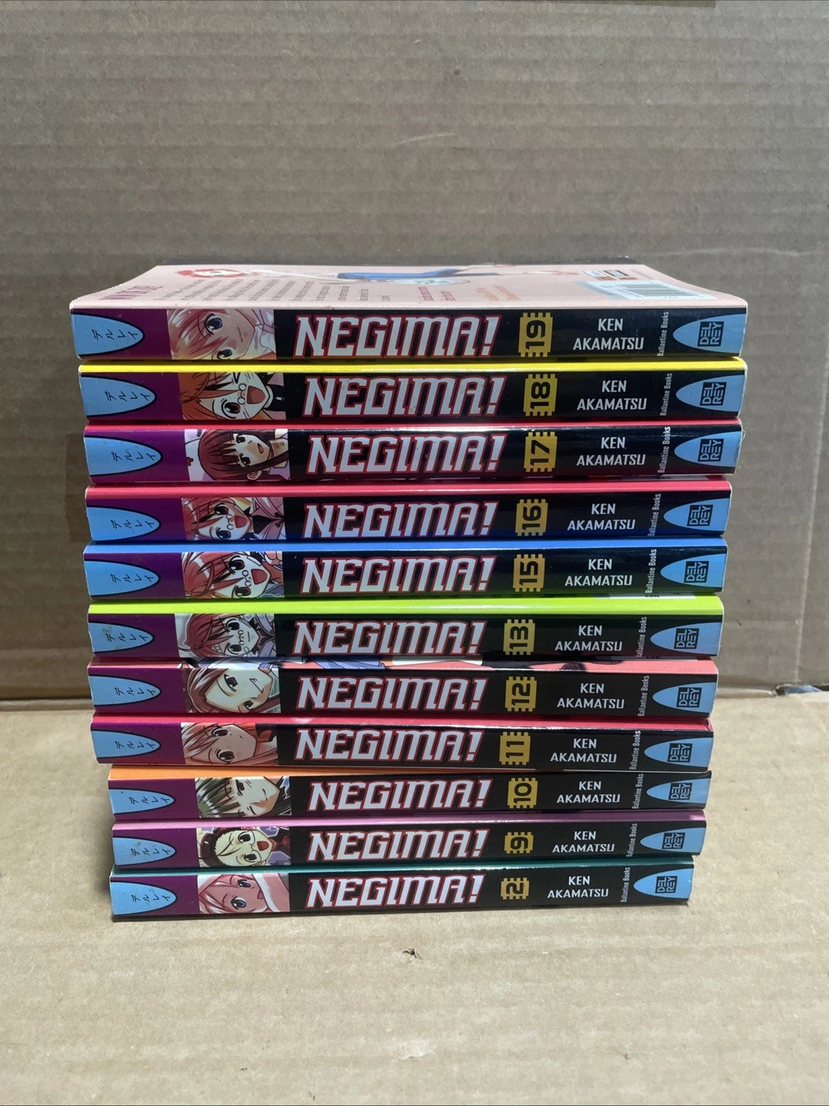 Negima! Manga Lot of 12 #2 #9-#13 #15-#19 Paperback