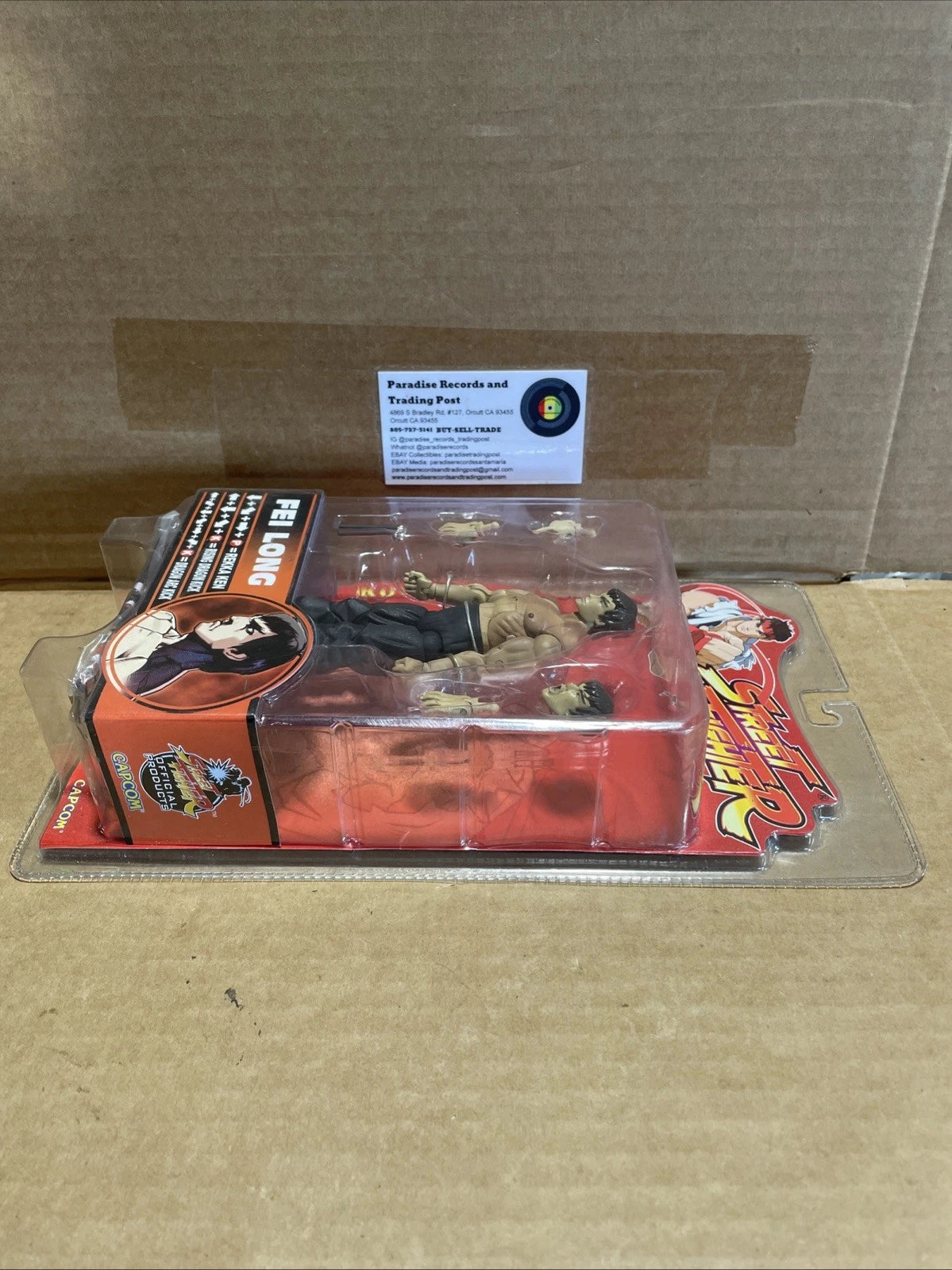 Street Fighter Fei Long Action Figure 2004 SOTA Capcom