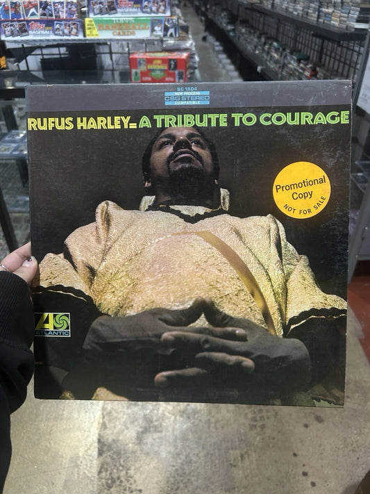RUFUS HARLEY - "A TRIBUTE TO COURAGE" - ATLANTIC/RHINO promo white label sc 1504