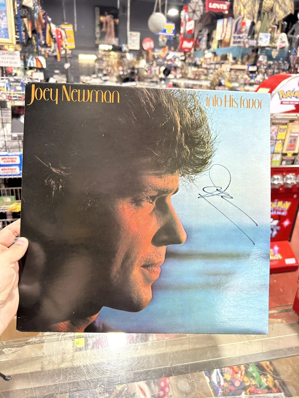 Joey Newman Into his favor lp signed
