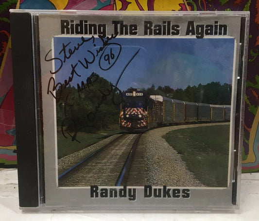Randy Dukes Riding The Rails Again Autographed CD