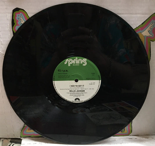 Millie Jackson I Had To Say It 12” UK Import Record POSPX223