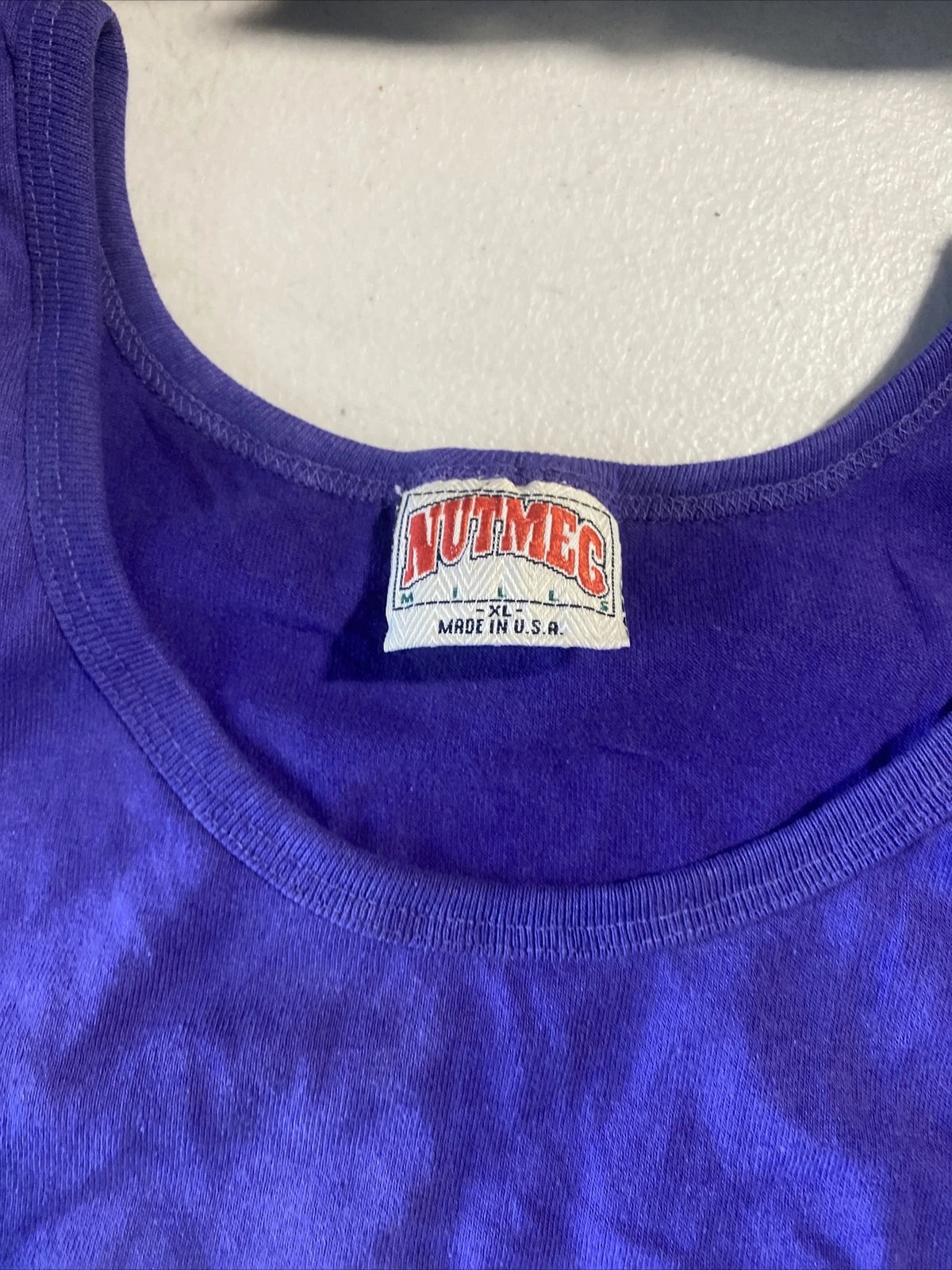 VTG Los Angeles LA Lakers NBA Tank Top Shirt Mens XL X-Large Nutmeg Mills USA
