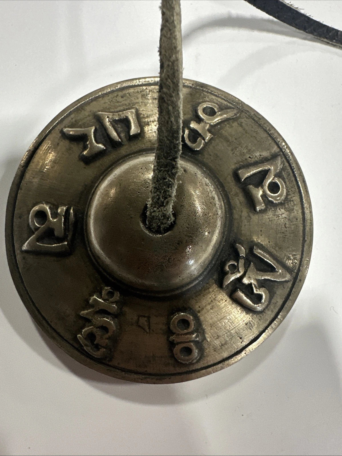 Vintage Tibetan Buddhist Tingsha Cymbals Reiki Bell Chimes