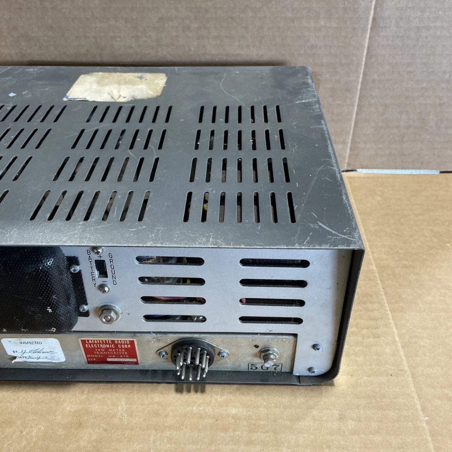 Lafayette HA-410 Ten Meters CB Base Station Tube Radio - For Parts, As Is