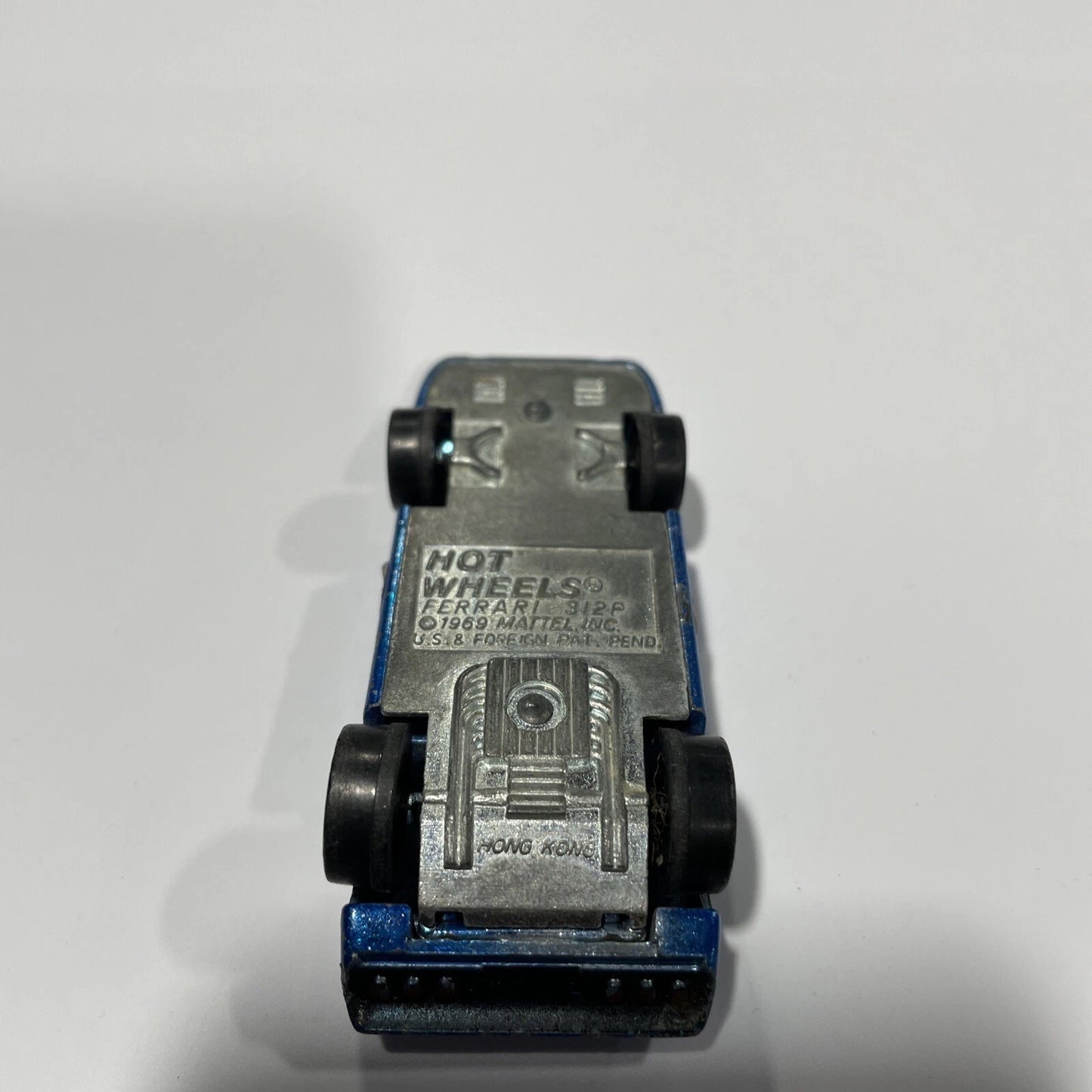 HOT WHEELS REDLINE 1969 FERRARI 312P BLUE VINTAGE RARE REDLINES