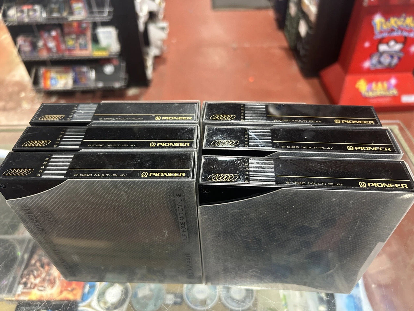 Pioneer CD Compact Disc 6-Disc Magazine Cartridge Multi Play Changers Lot Of 6