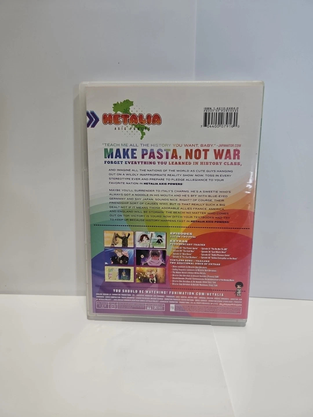Hetalia: Axis Powers - Complete Series (DVD, 2012, 4-Disc Set)