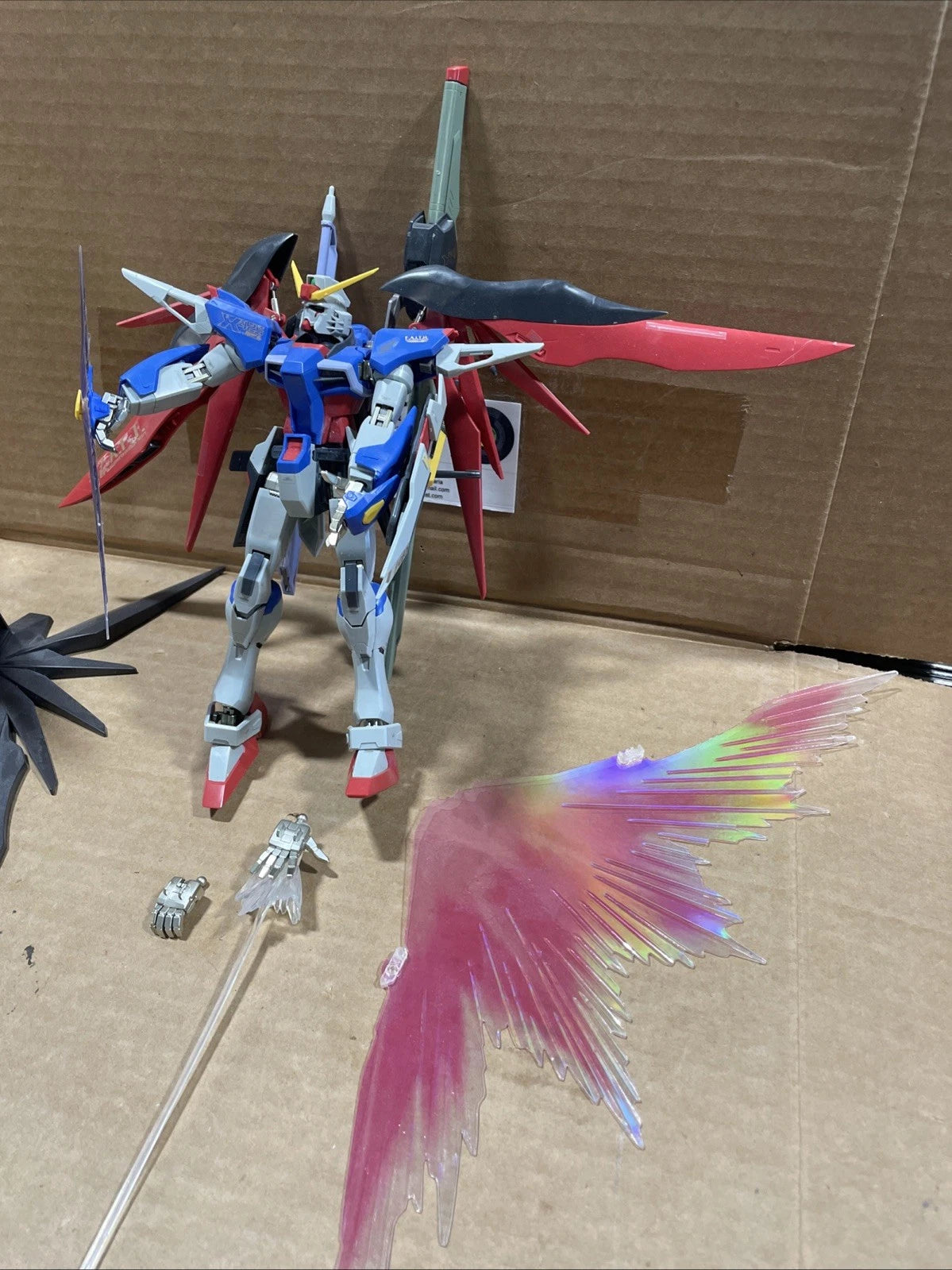 Bandai ZGMF-X42S Destiny Gundam MG 1/100 Scale Kit Pre-Built Incomplete