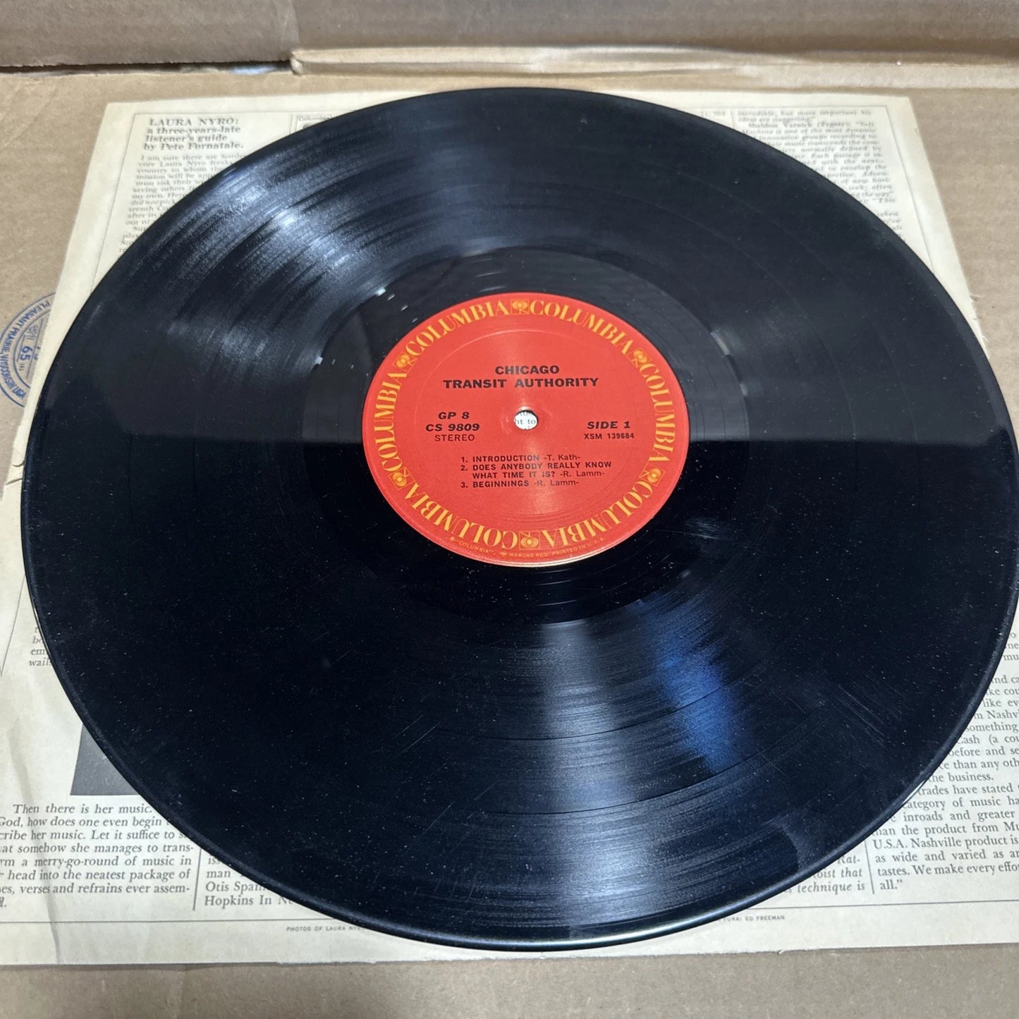 Chicago Transit Authority GP 8 Vinyl 2xLP Album 1969 Columbia Records