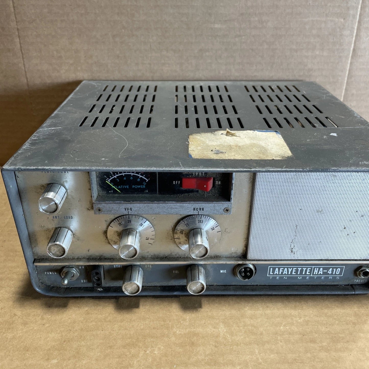 Lafayette HA-410 Ten Meters CB Base Station Tube Radio - For Parts, As Is
