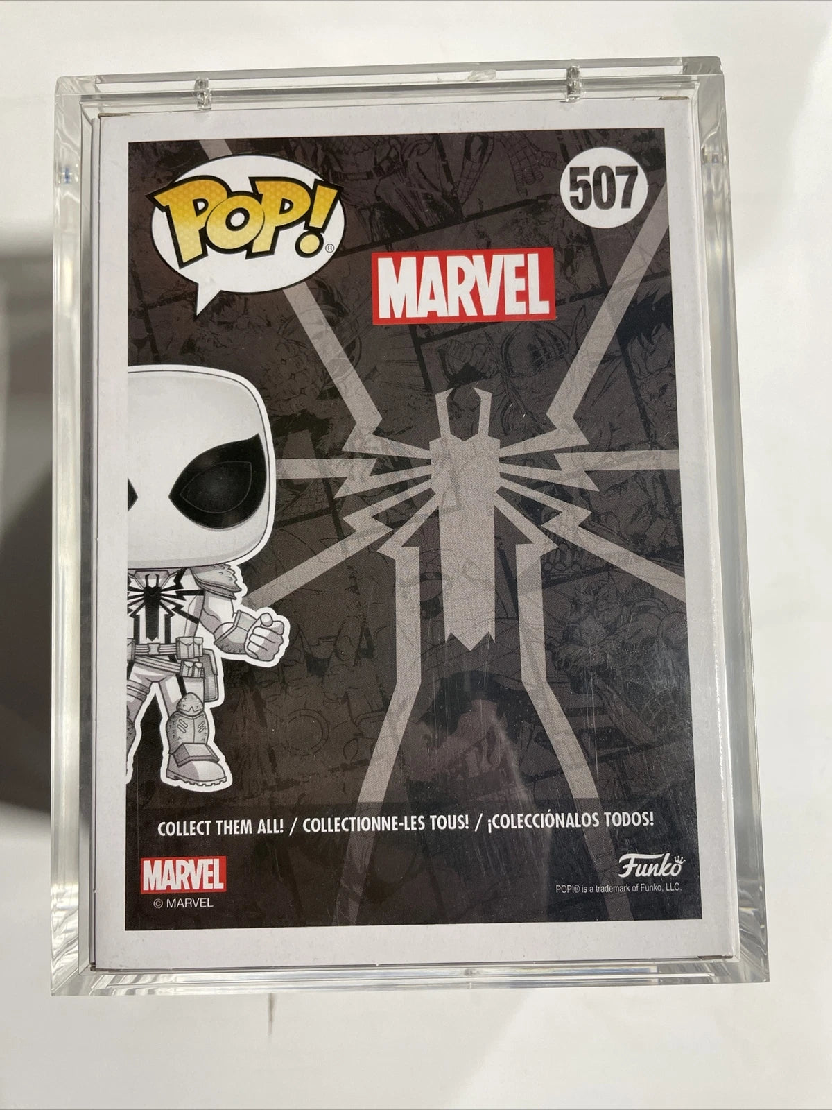 Funko POP! #507 Marvel Comics: Agent Anti-Venom Vinyl Figure. Chase Edition