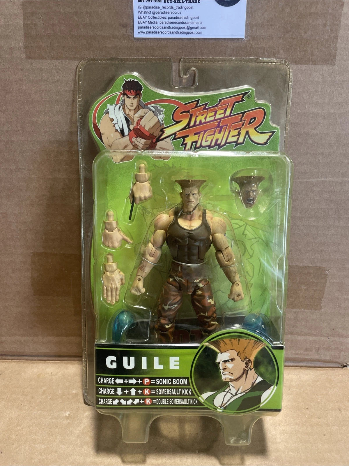 SOTA Toys Street Fighter GUILE Round 3 Action Figure Capcom