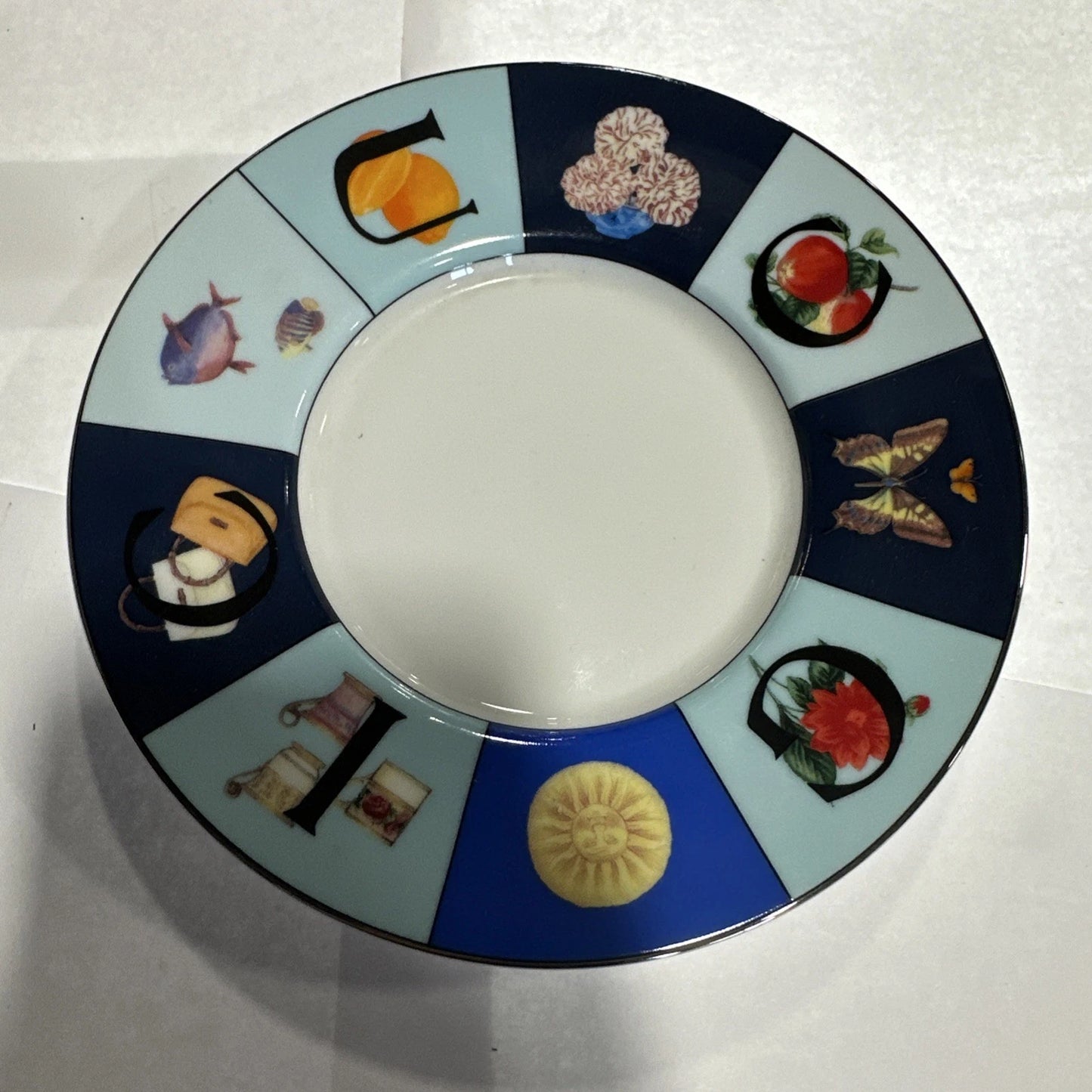 Gucci Vintage Demitasse Tea Set Blue Porcelain