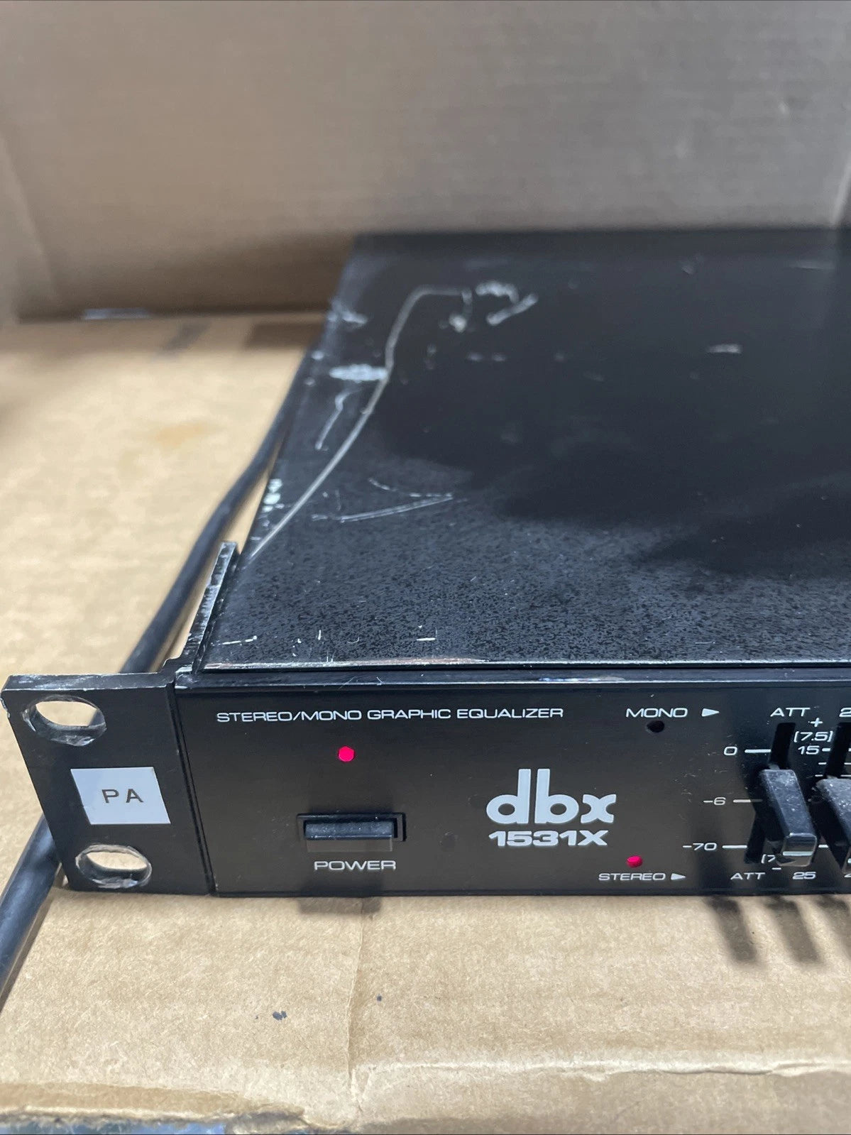 DBX 1531X, Stereo/Mono Graphic Equalizer, Eq, Vintage Rack