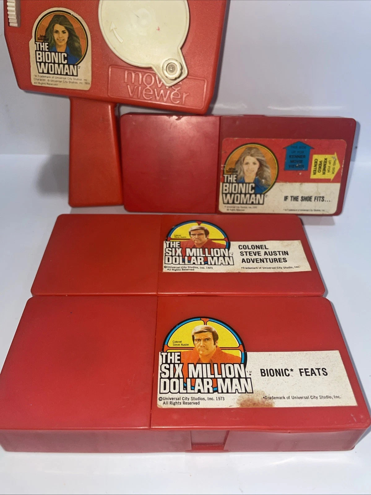 The Bionic Woman Movie Viewer Used Tested Extremely Rare + 3 Cassettes