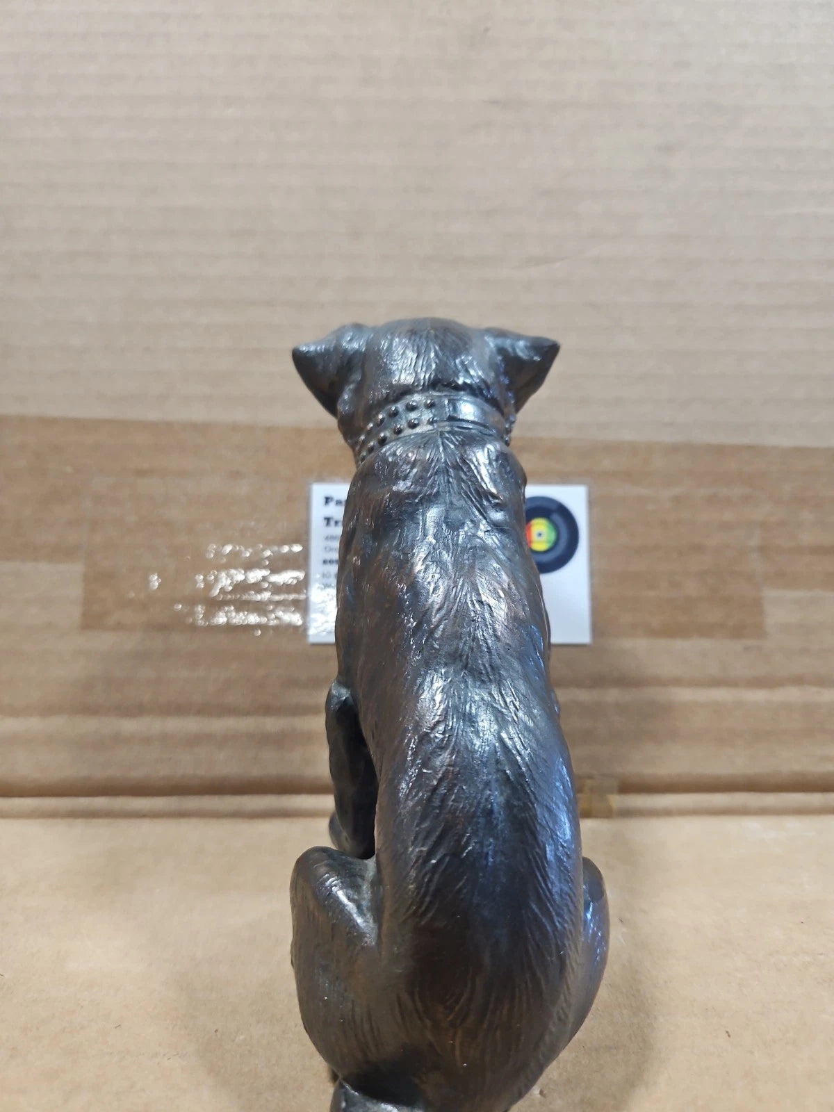 Metal Rottweiler Dog Figurine Statue Sculpture Heavy Bronze?