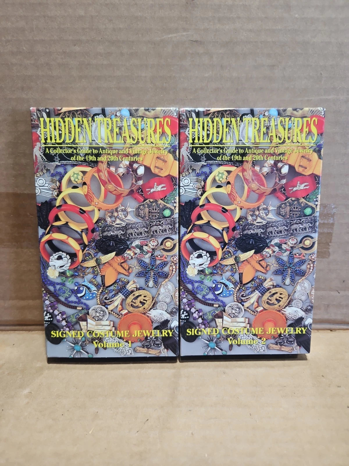 Hidden Treasures 19th 20th Century Jewelry Collector 1992 VHS Tape Volume 1 + 2