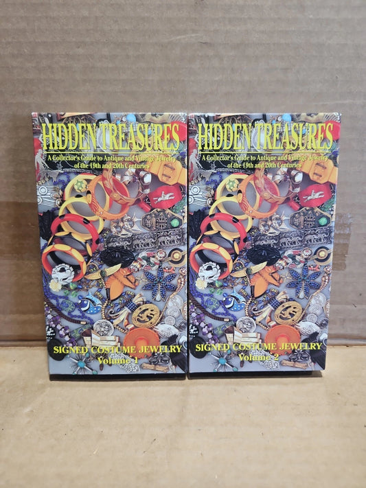 Hidden Treasures 19th 20th Century Jewelry Collector 1992 VHS Tape Volume 1 + 2