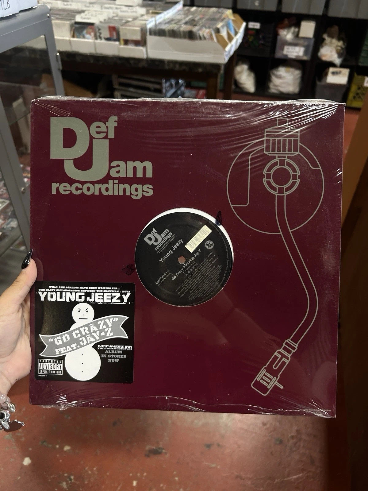 Def Jam Recordings Young Jeezy “Go Crazy” Ft Jay Z 12” Single LP