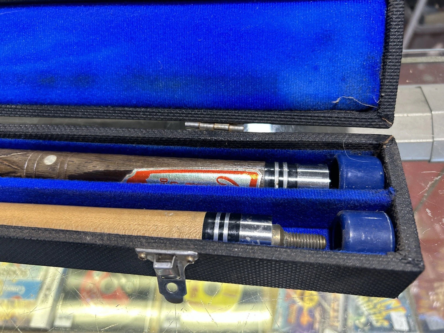 Vintage Premier Line pool cue stick With Carry Case. Premiere