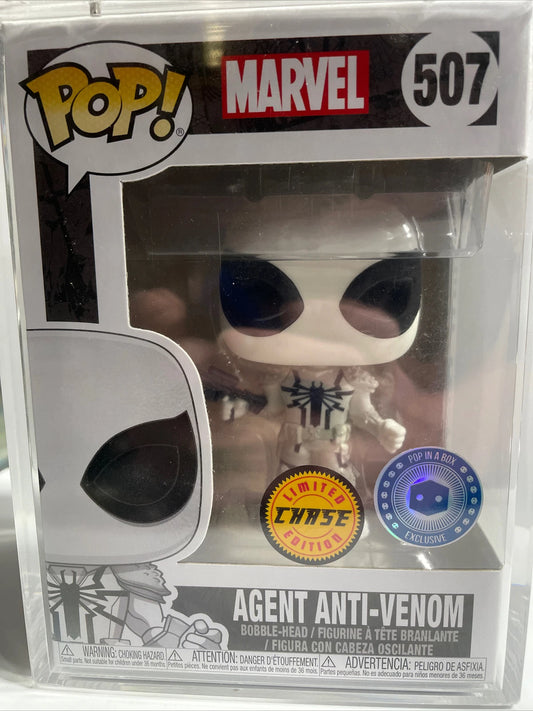 Funko POP! #507 Marvel Comics: Agent Anti-Venom Vinyl Figure. Chase Edition