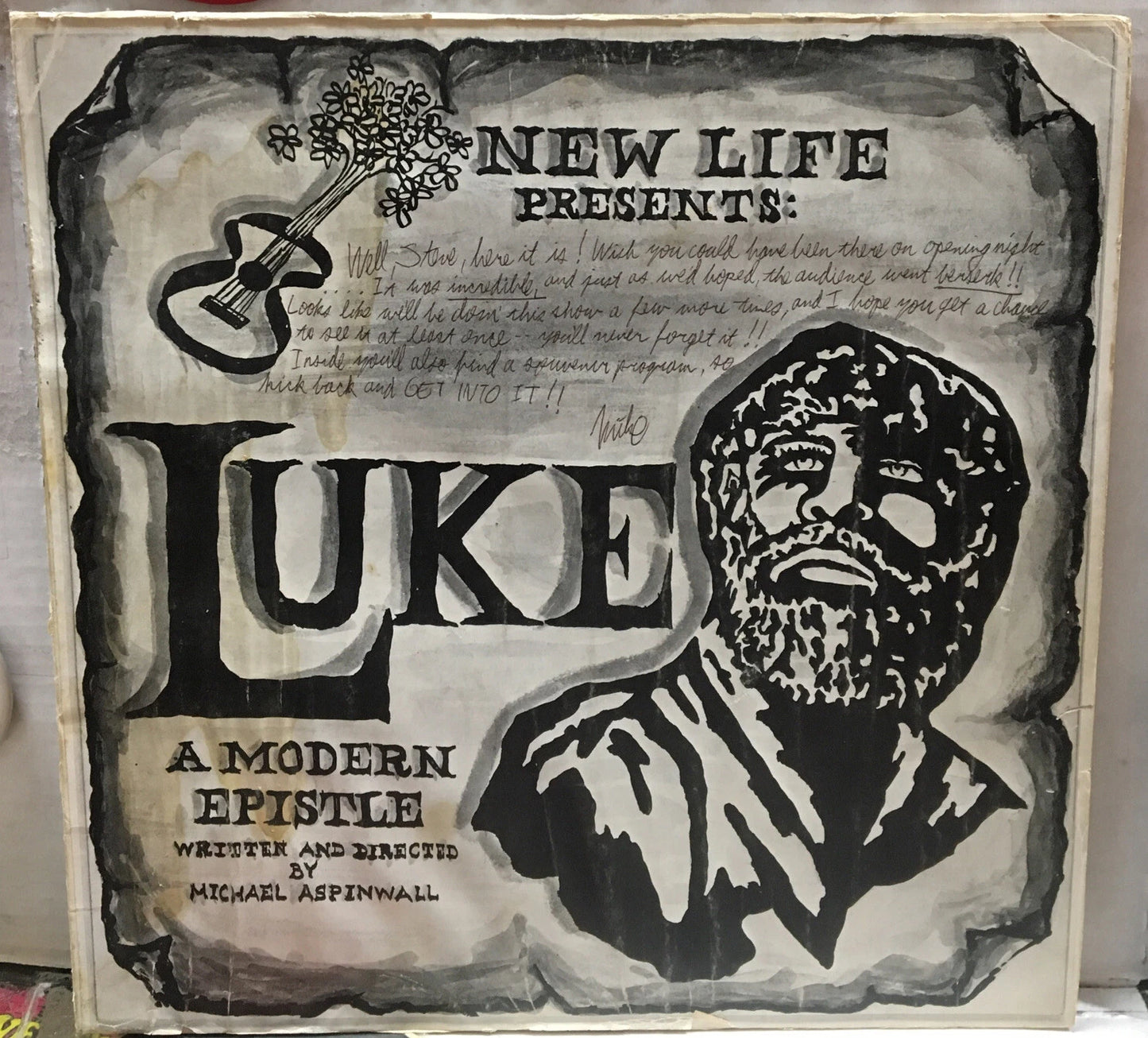 Luke A Modern Epistle Autographed Soundtrack Record w/Program ARH300