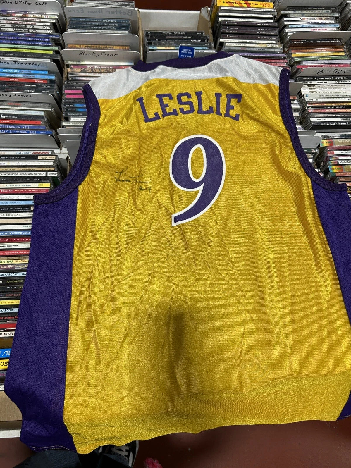 Vintage Champion WNBA Lisa Leslie Jersey #9 Los Angeles Sparks autographed