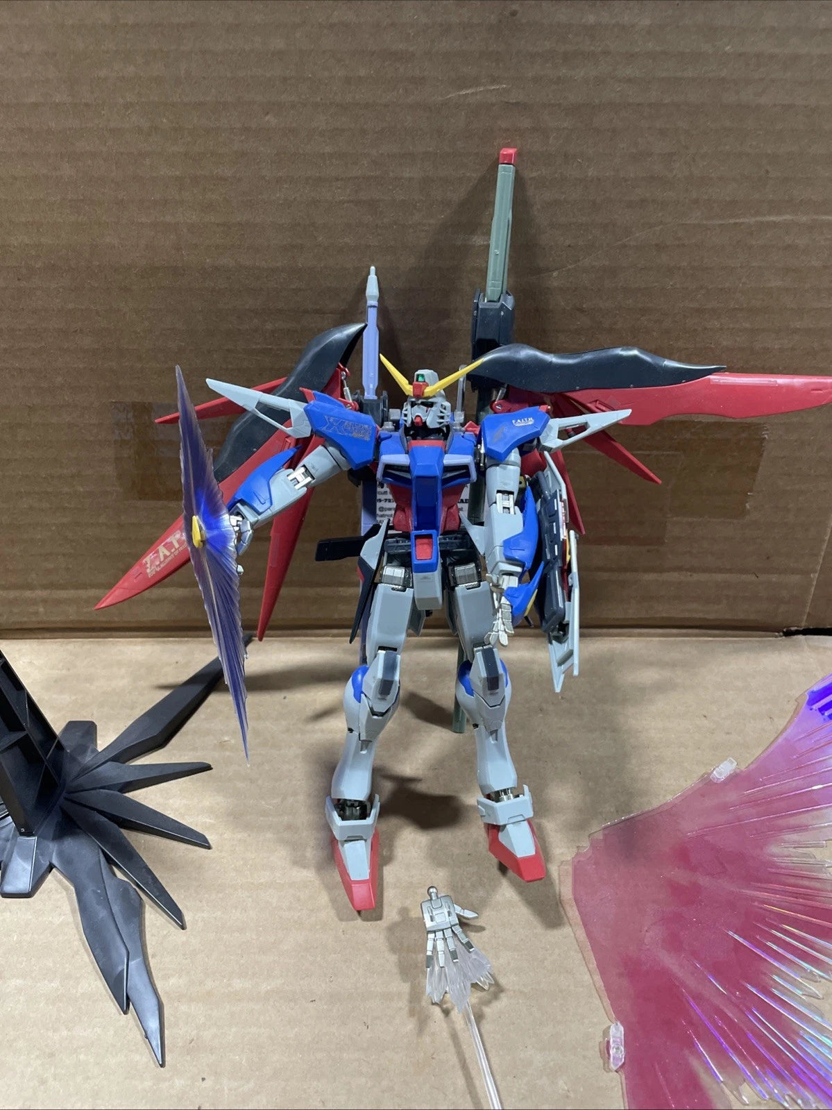 Bandai ZGMF-X42S Destiny Gundam MG 1/100 Scale Kit Pre-Built Incomplete