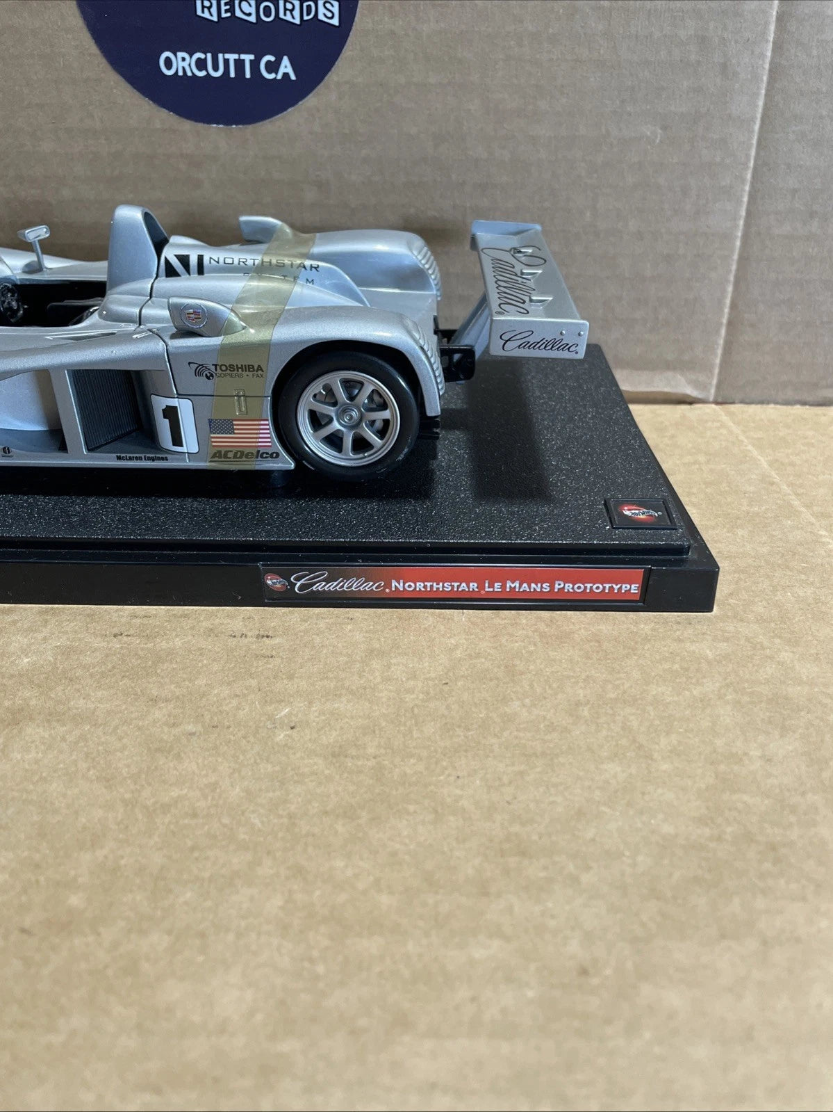 Hot Wheels 1/18 Cadillac LMP Northstar Le Mans Prototype Die Cast Car