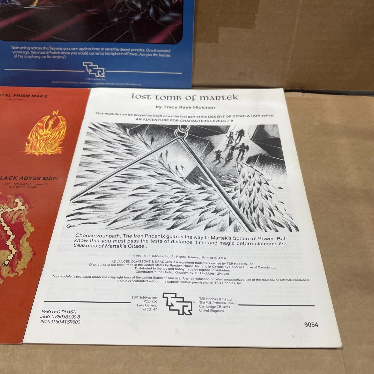 I5 Lost Tomb of Martek - AD&D Advanced Dungeons & Dragons TSR 9054