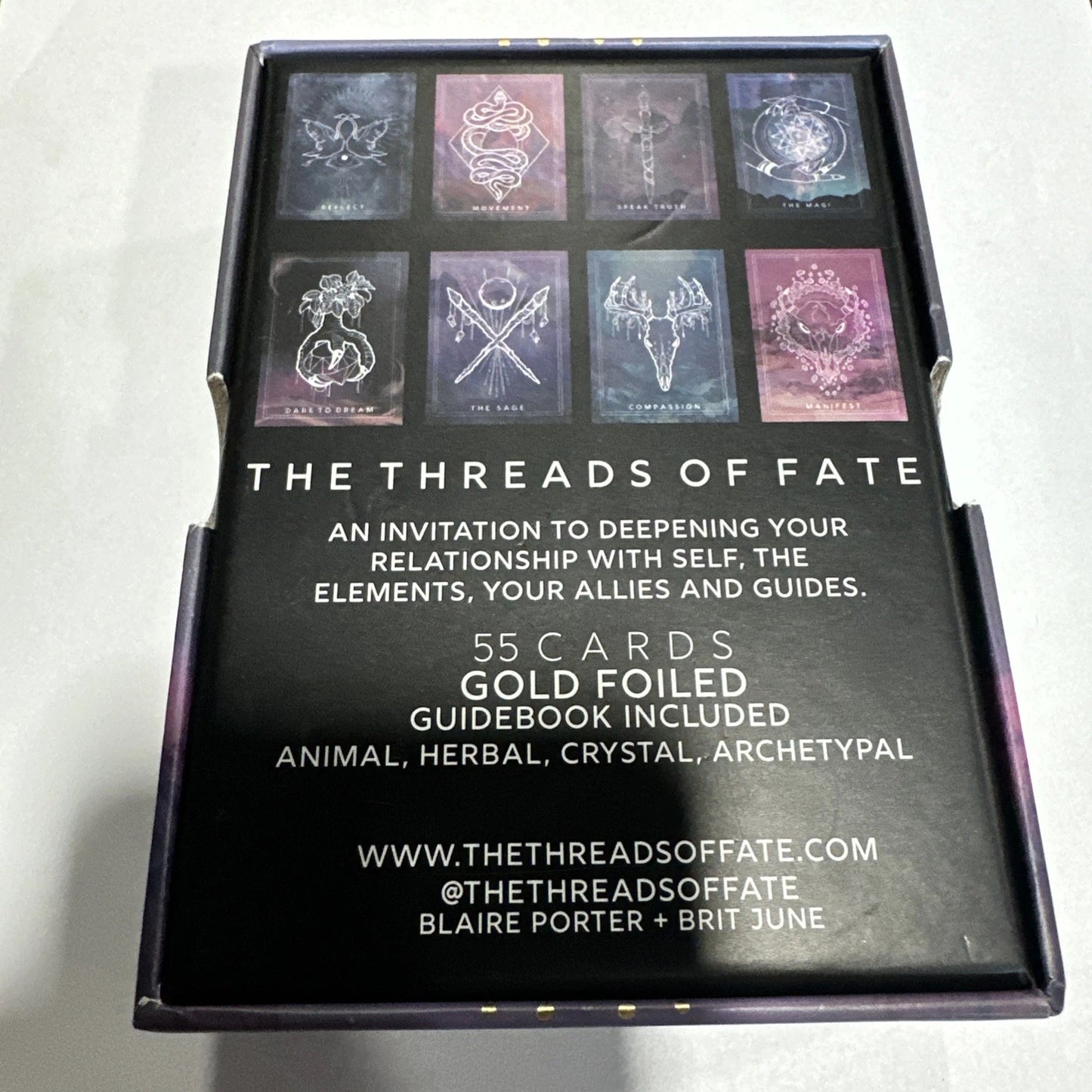 The Threads Of Fate Oracle Deck Shadow Edition