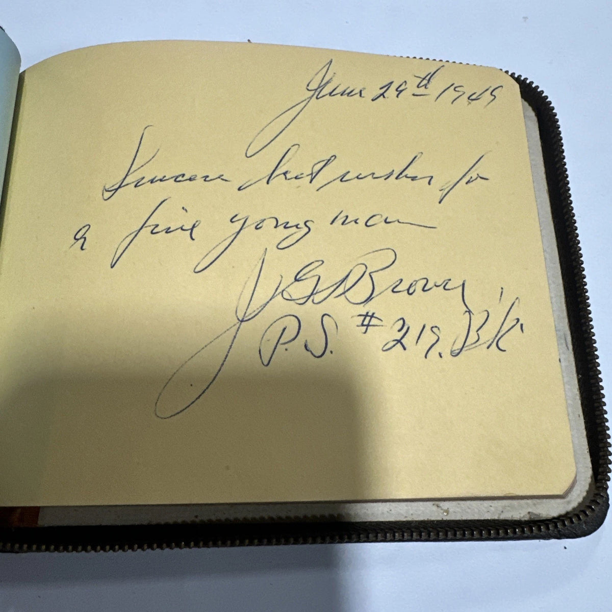 1949 Student Autograph Book