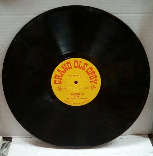 Grand Ole Opry Program NO.329 Record June Carter, Hank Locklin, Skeeter DavisEtc
