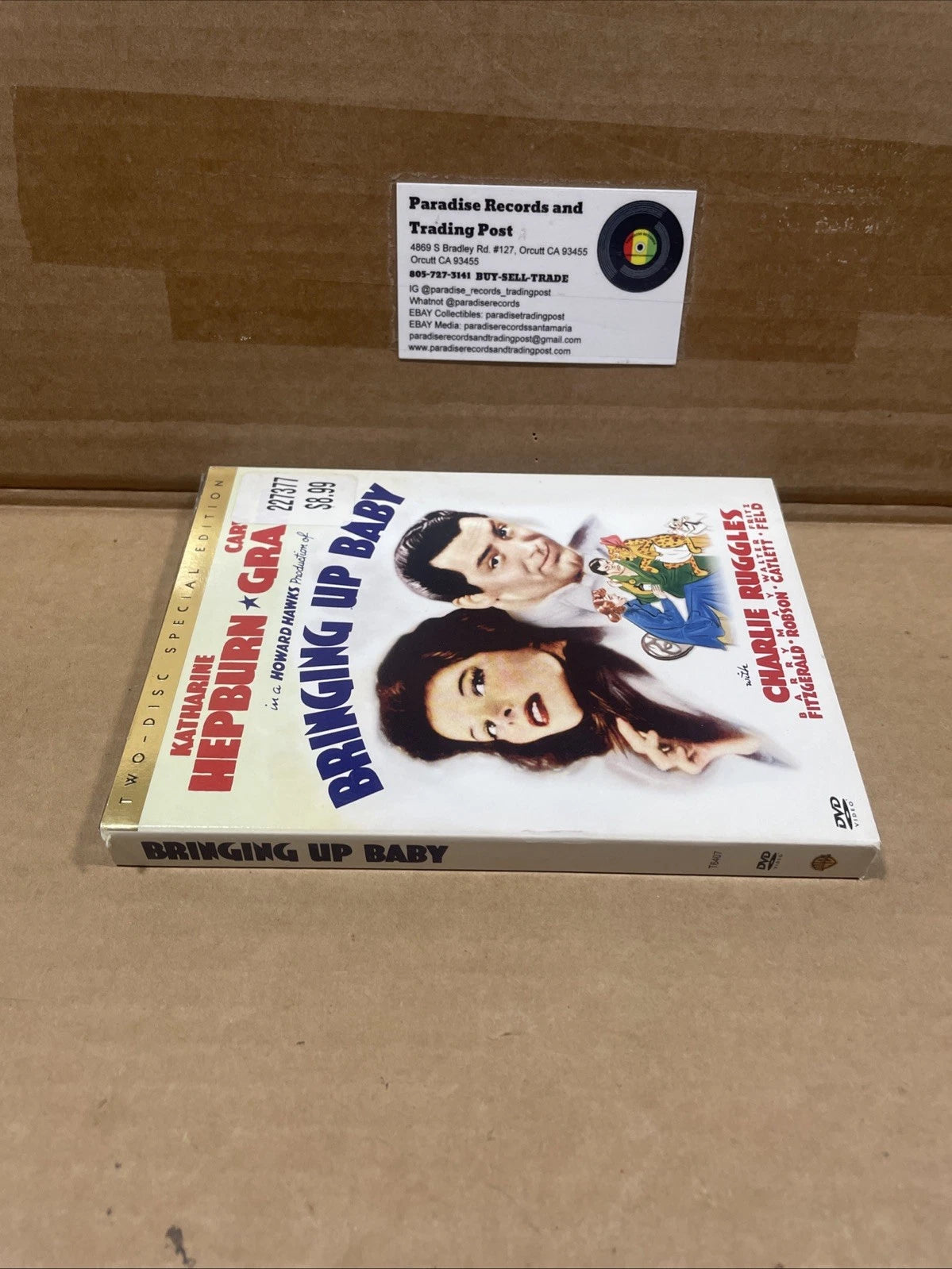 Bringing Up Baby DVD 2005 2-Disc Set Special Edition Katharine Hepburn New