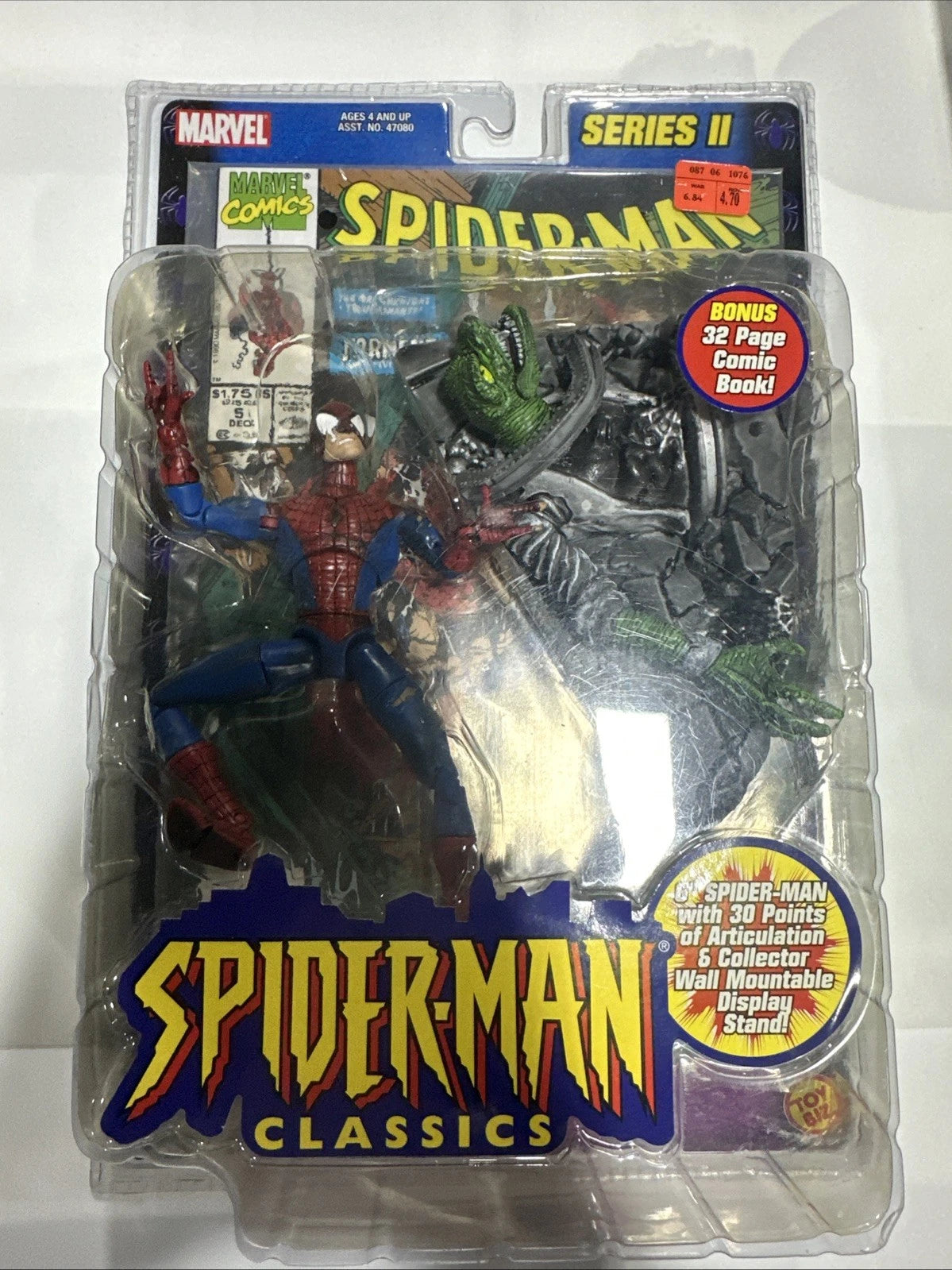 NEW ToyBiz Spider-Man Classics Series 2 Battle Ravaged Spider-Man Action Figure