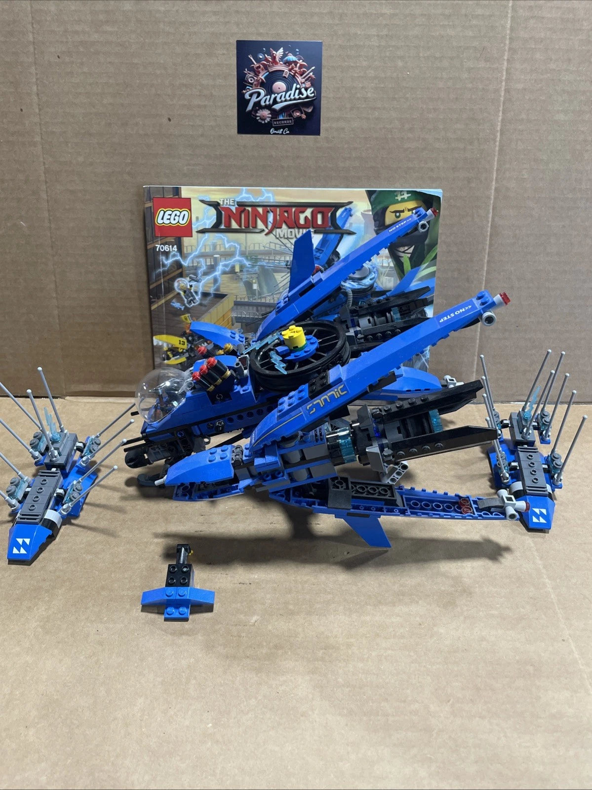 LEGO Ninjago Movie: Lightning Jet Set (70614) with 1 Minifig - READ DESCRIPTION