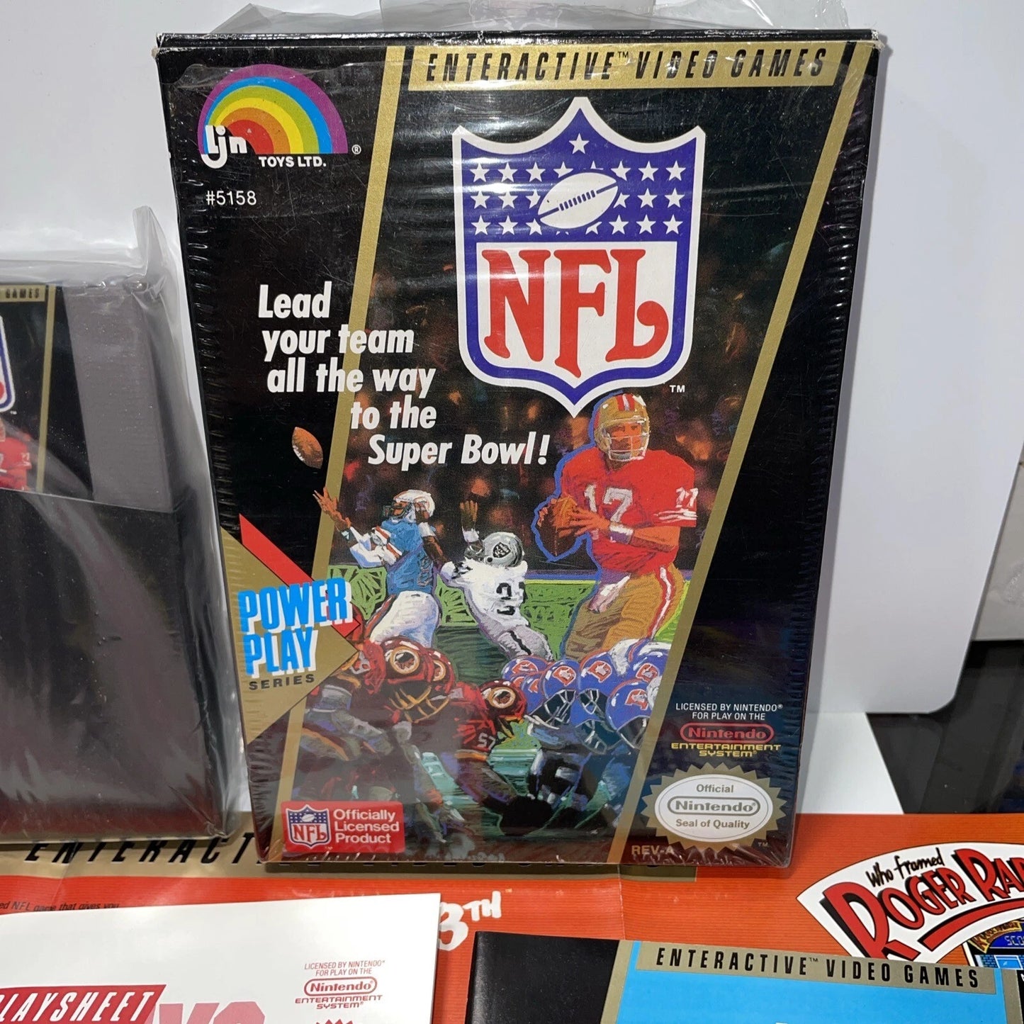 NFL Football (Nintendo Entertainment System, 1989) NES CIB MINT RARE VINTAGE