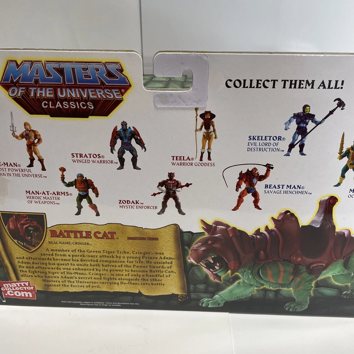 2010 Mattel MOTU Battle Cat Masters Of The Universe Classics MOTUC Sealed Rare