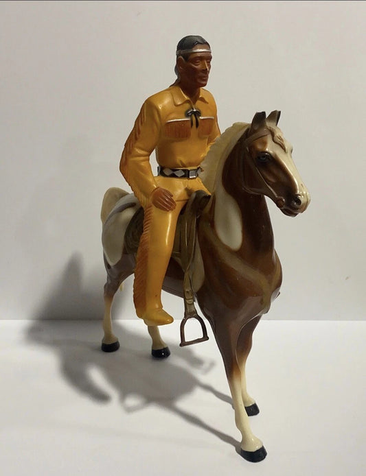 VINTAGE HARTLAND "TONTO" & HORSE SCOUT INDIAN COMPANION LONE RANGER 800 SERIES