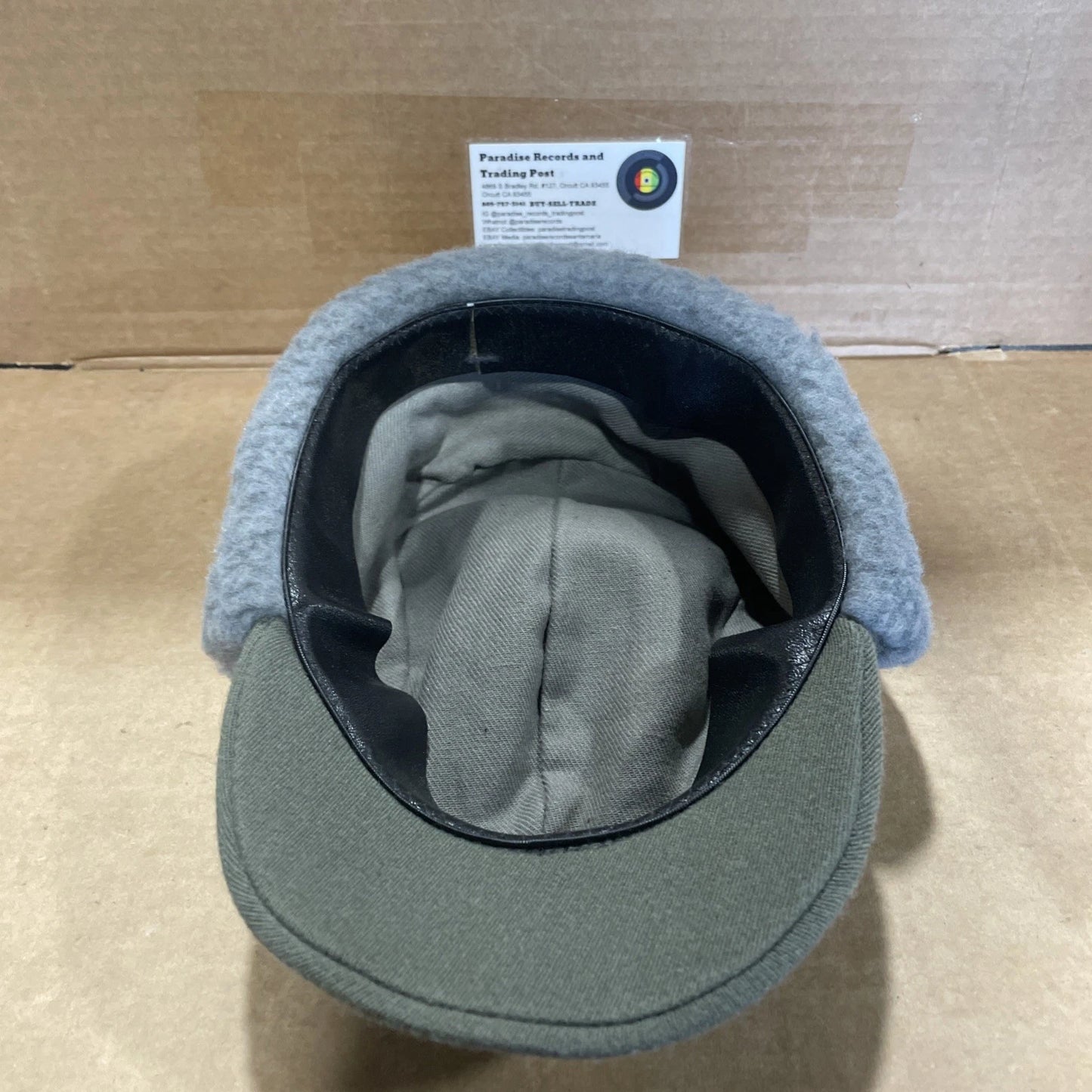 Post WW2 Females NVA Army And Grenztruppen Ushanka Winter Hat Cap
