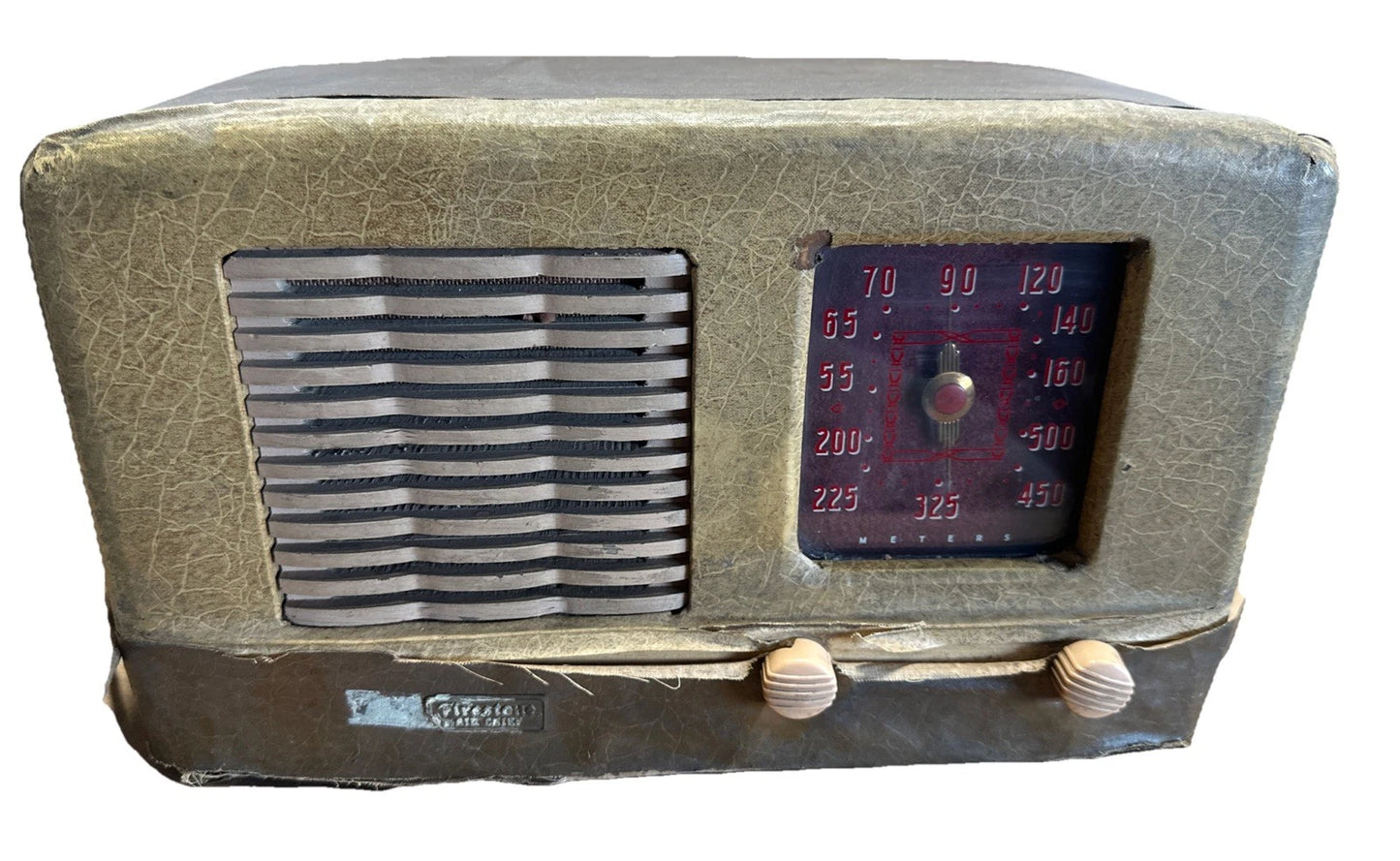 Firestone Air Chief Vintage Vinyl Tube Radio AM/FM 1946-47