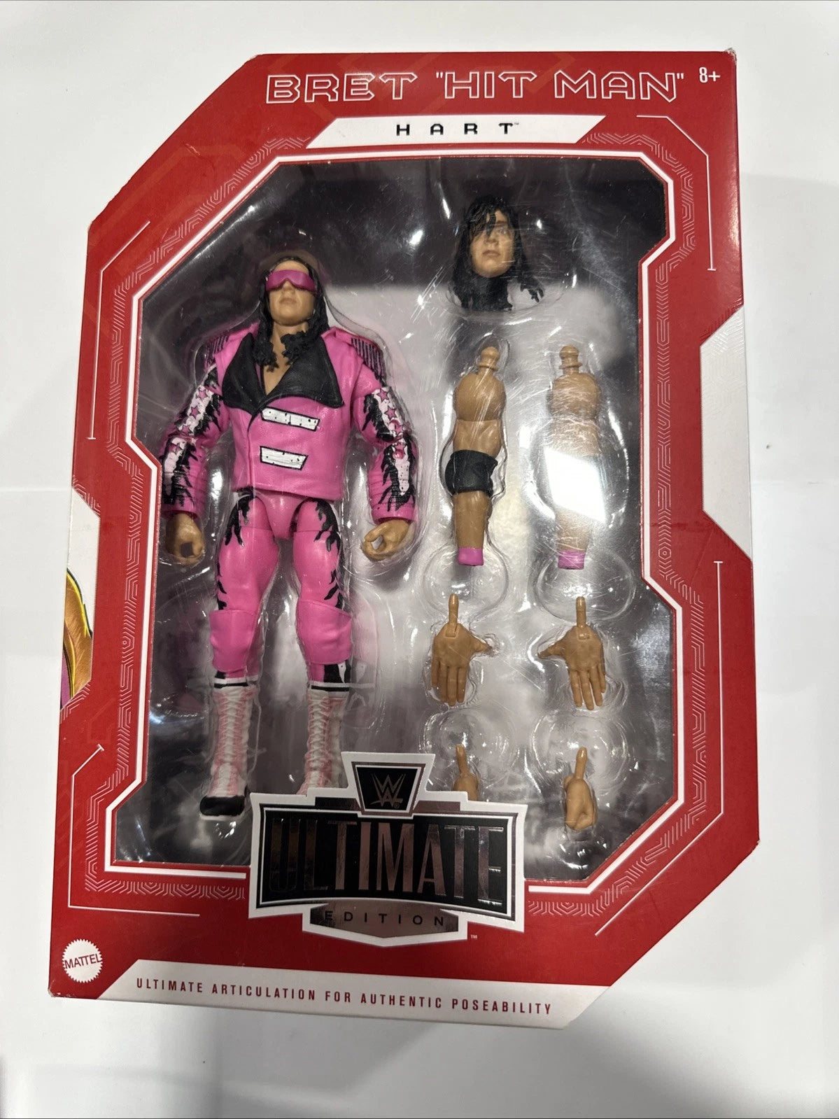 WWE Ultimate Edition Bret Hit Man Hart Mattel Target Exclusive 2022 New Sealed