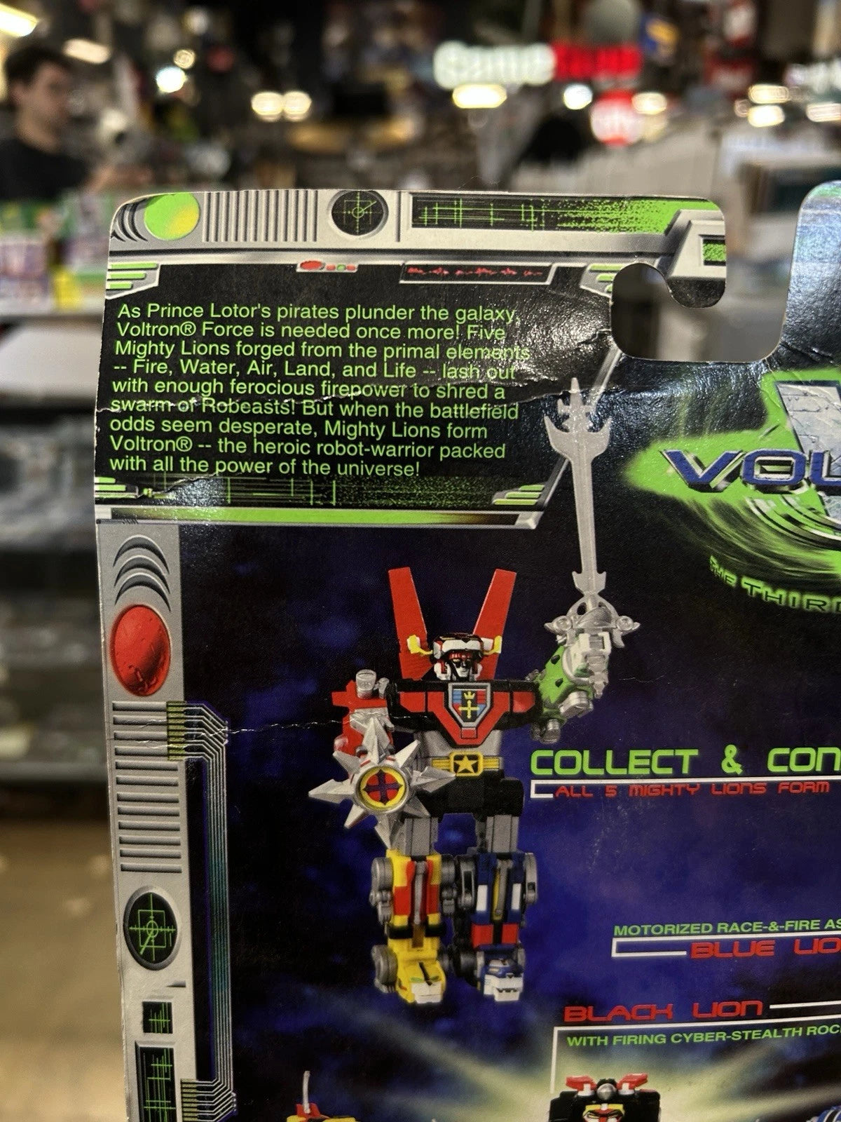 1998 Voltron Trendmasters Mighty Lion Force