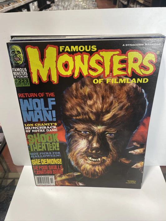 FAMOUS MONSTERS OF FILMLAND #223, #252, #263, #266, #277, #278 & #279 LOT MINT
