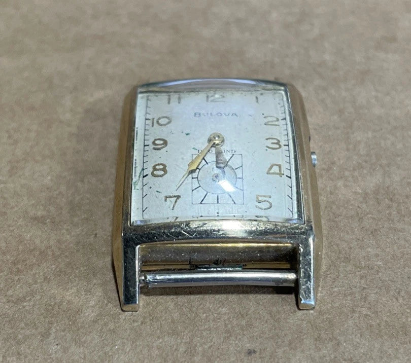 Bulova Men’s Watch 10 Carat Filled 1960’s For Parts Or Repair