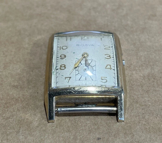 Bulova Men’s Watch 10 Carat Filled 1960’s For Parts Or Repair